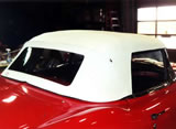 Corvette Convertible top after repair 